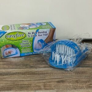 Easy Feet Foot Scrubber in Blue New As Seen On TV